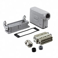 HARTING - 10200160000 - CONN ASSY SIDE ENTRY 16+GND 16A