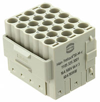 HARTING - 11053253001 - MODULE MALE 25POS CRIMP