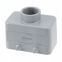 HARTING - 19340030421 - CONN HOOD TOP ENTRY SZ10B M25