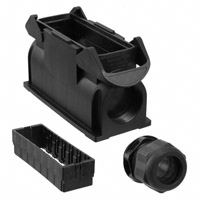 HARTING - 19411240233 - CONN BASE SIDE ENTRY SZ24B M40