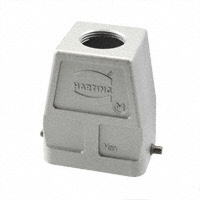 HARTING - 19628060446 - CONN HOOD TOP ENTRY SZ6B M25