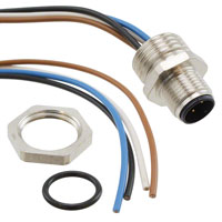 HARTING - 21033111402 - CABLE 4 POS M12 PLUG-WIRES 0.5M