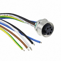 HARTING - 21043162501 - 7/8 CABLE ASSEMBLY 4P+PE ST/- F/