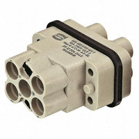 HARTING - 09120062663 - INSERT MALE 4+2POS+1GND PUSH IN