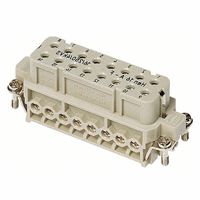 HARTING - 09200162812 - INSERT FEMALE 16POS+1GND SCREW