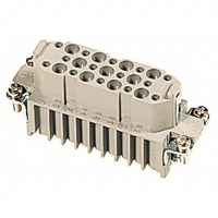 HARTING - 09210253101 - INSERT FEMALE 25POS+1GND CRIMP