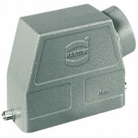 HARTING - 09300101421 - CONN HOOD TOP ENTRY SZ10B PG16