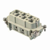 HARTING - 09310062701 - INSERT FEMALE 6POS+1GND SCREW