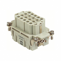 HARTING - 09320183101 - INSERT FEMALE 18POS+1GND CRIMP