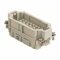 HARTING - 09320323001 - INSERT MALE 32POS+1GND CRIMP