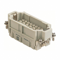 HARTING - 09320323011 - INSERT MALE 32POS+1GND CRIMP