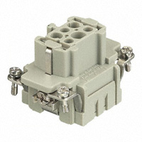 HARTING - 09330062702 - INSERT FEMALE 6POS+1GND CRIMP