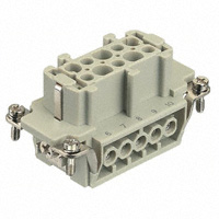 HARTING - 09330102701 - INSERT FEMALE 10POS+1GND SCREW