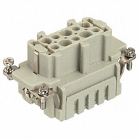 HARTING - 09330102716 - INSERT FEMALE 6POS+1GND PUSH IN