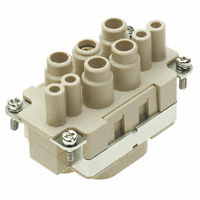 HARTING - 09380082701 - INSERT FMALE 4+4POS+1GND PUSH IN