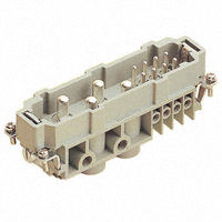 HARTING - 09380122601 - INSERT MALE 4+8POS+1GND SCREW