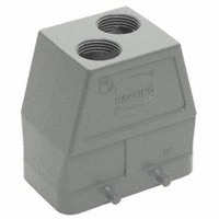 HARTING - 19300100465 - CONN HOOD TOP DUAL SZ10B M20