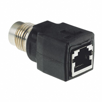 HARTING - 21033812400 - ADAPTER M12-RJ45 STRAIGHT