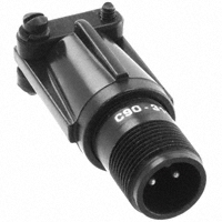 Harwin Inc. - C90-3101F10SL-4P - CONN RCPT CBL MNT 2POS W/PIN