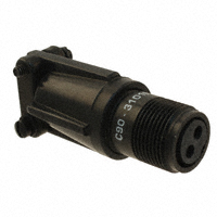 Harwin Inc. - C90-3101F10SL-4S - CONN RCPT CBL MNT 2POS W/SKT