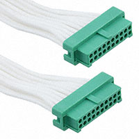 Harwin Inc. - G125-FC12005L0-0300F - 1.25MM F/F 20POS 26AWG 300MM