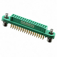 Harwin Inc. - G125-FV13405F1P - CONN FHDR 1.25MM VERT PCB 34POS