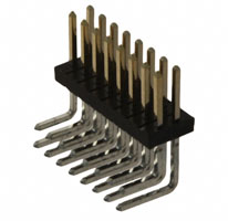 Harwin Inc. - M50-3900842 - CONN HDR 1.27MM R/A AU 16POS