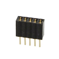 Harwin Inc. - M52-5000545 - CONN RCPT 5POS T/H 1.27MM GOLD