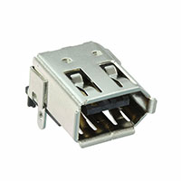 Harwin Inc. - M702-230642 - IEEE 1394 SMT HORIZ CONNECTOR