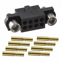 Harwin Inc. - M80-4800805 - CBL CONN FEM 4+4 WAY LG BORE HEX