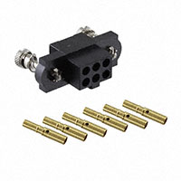 Harwin Inc. - M80-4D10605FC - 03+03 WAY FEM L/BORE 101LOK