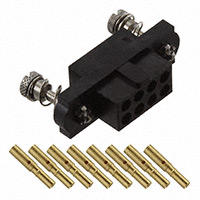 Harwin Inc. - M80-4D10805FC - 04+04 WAY F CRIMP L/BORE 101LO