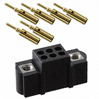 Harwin Inc. - M80-5600605 - 2 X 3 POS MALE CRIMP LARGE BORE