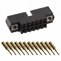 Harwin Inc. - M80-5601205 - 6+6 WAY MALE CRIMP L/BORE + JS