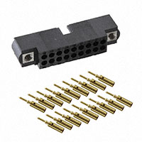 Harwin Inc. - M80-5601805 - 9+9 WAY MALE CRIMP L/BORE + JS