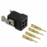 Harwin Inc. - M80-8160405 - 04 POS M/CRIMP SMALL BORE F/LAT