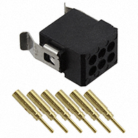 Harwin Inc. - M80-8170605 - 06 WAY M/CRIMP L/BORE F/LATCH