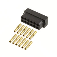 Harwin Inc. - M80-8441245 - 2X6 POS DIL FEMALECRIMP SM BORE