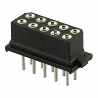 Harwin Inc. - M80-8871001 - 2 X 5 POS DIL FEMALE VERT CONN