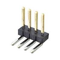 Harwin Inc. - M50-3930442 - CONN HDR 1.27MM R/A AU 4POS