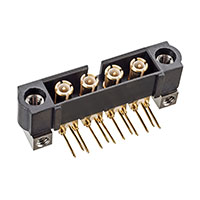 Harwin Inc. - M80-MH314M5-04 - CONN HDR COAX 6GHZ 4MM R/A 4POS