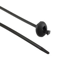 HellermannTyton - 132-00010 - BUTTON HEAD TIE 105LB 9.6"L BLK