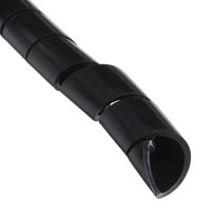 HellermannTyton - 3NFP0C - SPIRAL WRAP 1/2" X 100' BLACK