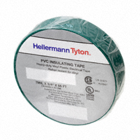 HellermannTyton - ETST665 - ELECTRICAL TAPE PVC GREEN 66'