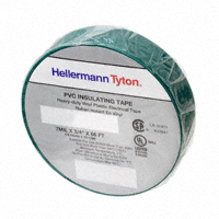 HellermannTyton - ETST665 - ELECTRICAL TAPE PVC GREEN 66'