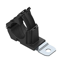 HellermannTyton - 151-01653 - CBL CLAMP P-TYPE BLACK FASTENER