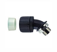 HellermannTyton - 166-90052 - 45 DEGREE ELBOW BRASS SWIVLE FIT