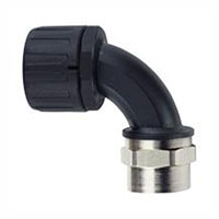 HellermannTyton - 166-90075 - 90 DEGREE ELBOW BRASS SWIVEL FIT