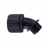 HellermannTyton - 166-90096 - 45 DEGREE ELBOW THREADED IP66 1.