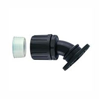 HellermannTyton - 166-90154 - 45 DEGREE ELBOW SWIVEL FLANGE FI